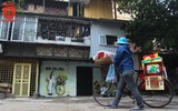 Hoài niệm về làng rau húng Láng trên những bức tường